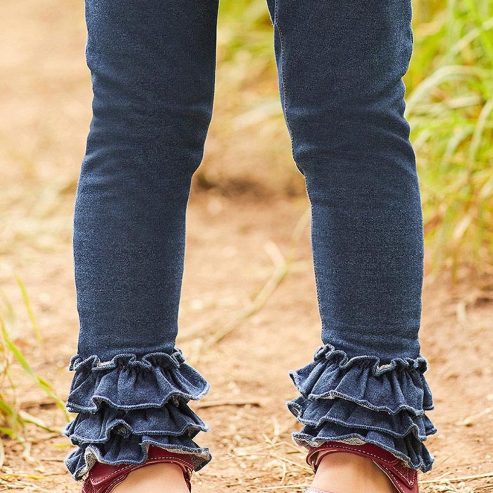 MATILDA JANE Girls Ruffle Jegging, Size 4 NWT